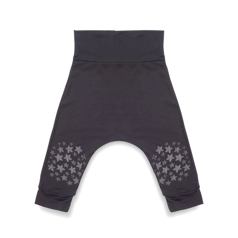 Bamboo Black Harem Style Crawling Pant (Unisex)