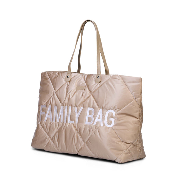 FAMILY BAG PUFFERED BEIGE