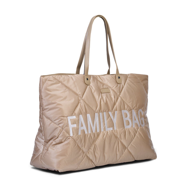 FAMILY BAG PUFFERED BEIGE