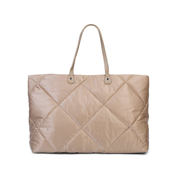 FAMILY BAG PUFFERED BEIGE