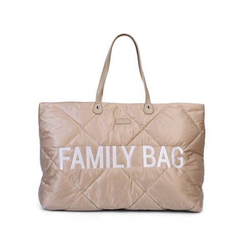FAMILY BAG PUFFERED BEIGE