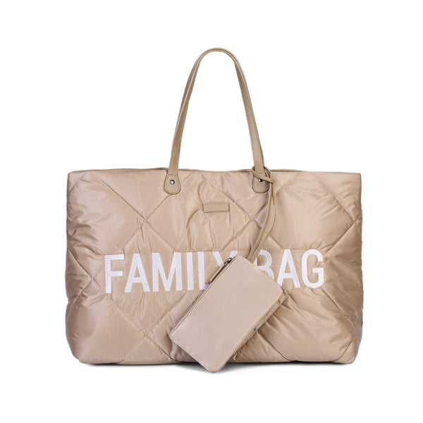 FAMILY BAG PUFFERED BEIGE