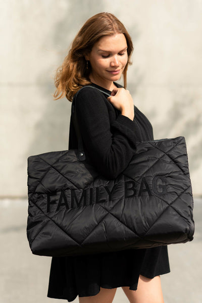 FAMILY BAG PUFFERED BLACK