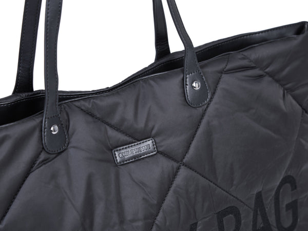 FAMILY BAG PUFFERED BLACK