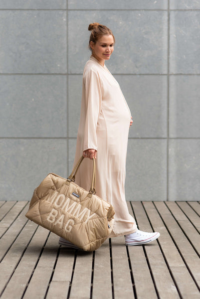 MOMMY BAG - PUFFERED - BEIGE