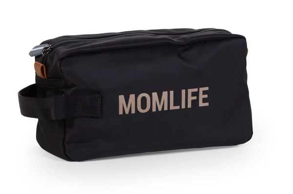 MOMMY BAG & MOMLIFE TOILETRY BAG BUNDLE BLACK