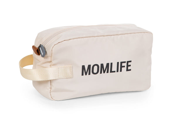 MOMMY BAG & MOMLIFE TOILETRY BAG BUNDLE OFF-WHITE